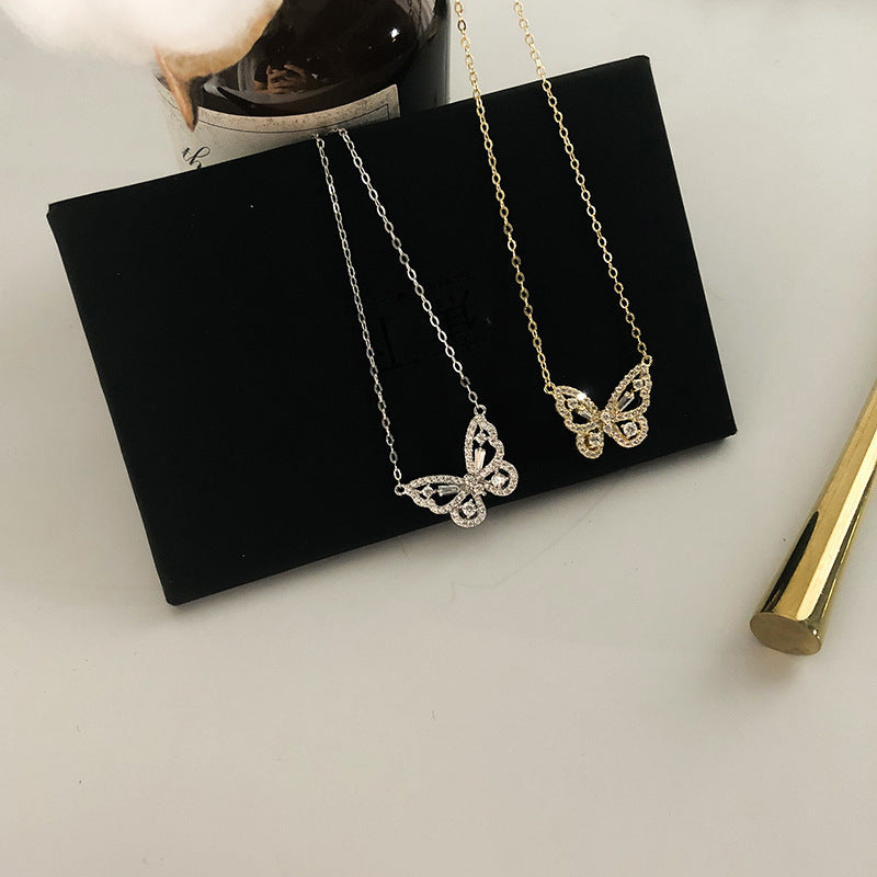 Mori Fashion Butterfly Pendant Necklace