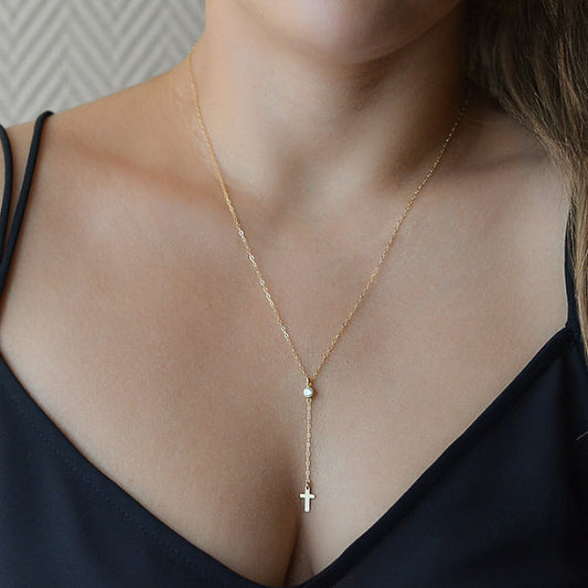 T-Cross, Jesus Small Pendant Women's Necklace